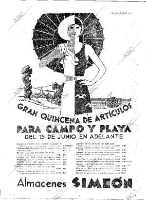ABC MADRID 14-06-1931 página 28