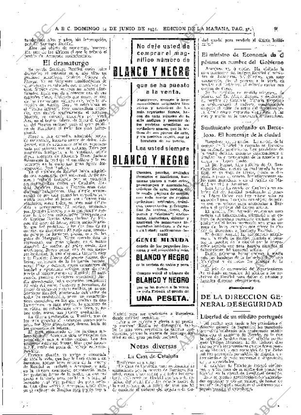 ABC MADRID 14-06-1931 página 31