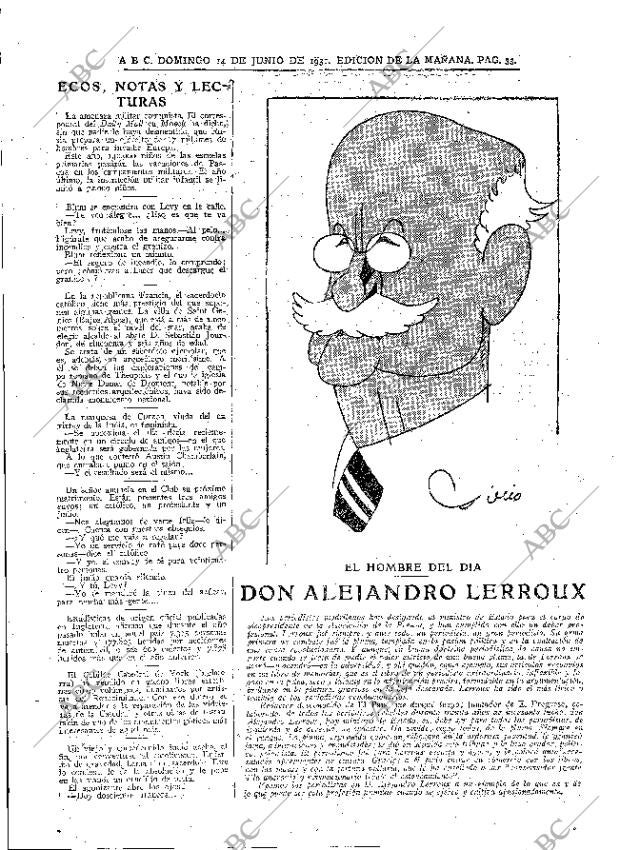 ABC MADRID 14-06-1931 página 33