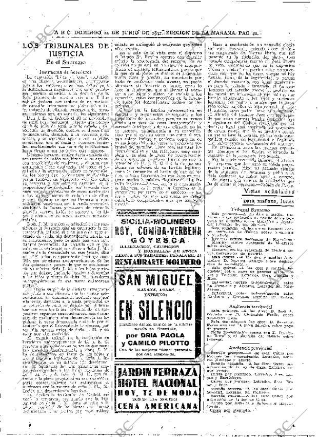 ABC MADRID 14-06-1931 página 40