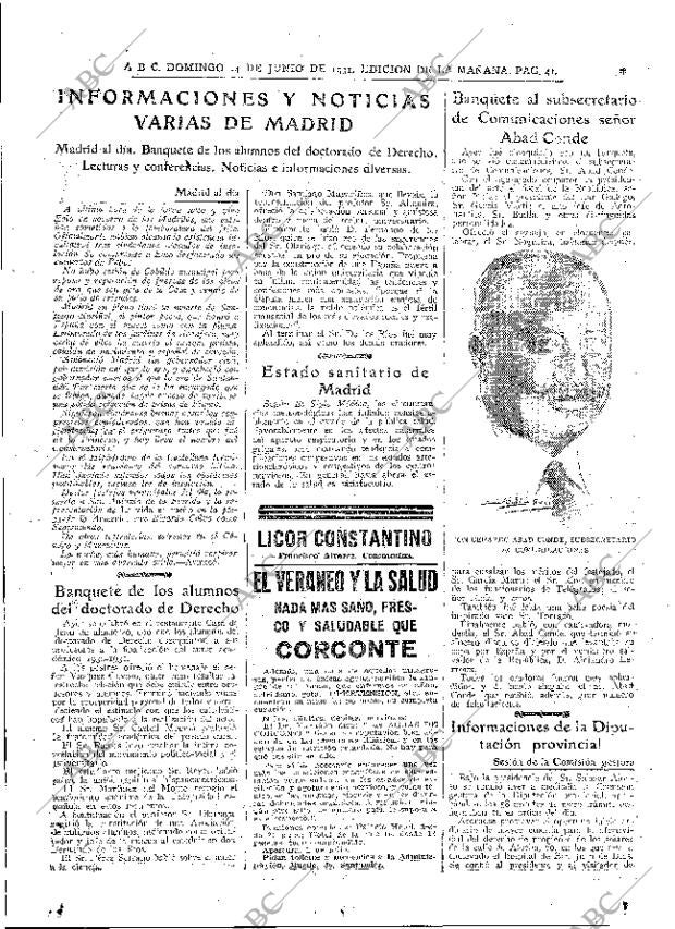 ABC MADRID 14-06-1931 página 41