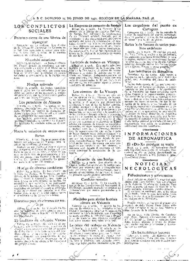 ABC MADRID 14-06-1931 página 48