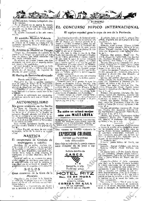 ABC MADRID 14-06-1931 página 57