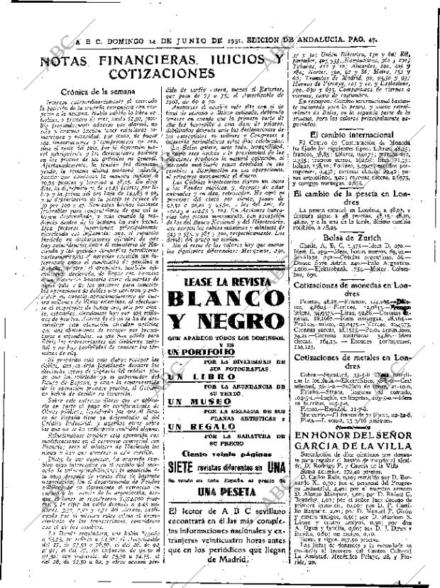 ABC SEVILLA 14-06-1931 página 47