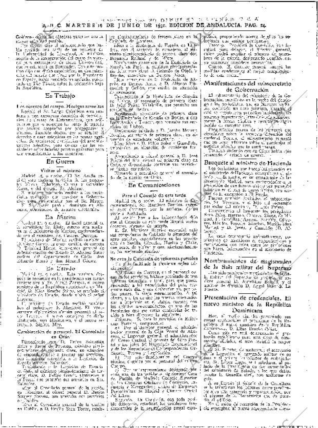 ABC SEVILLA 16-06-1931 página 24