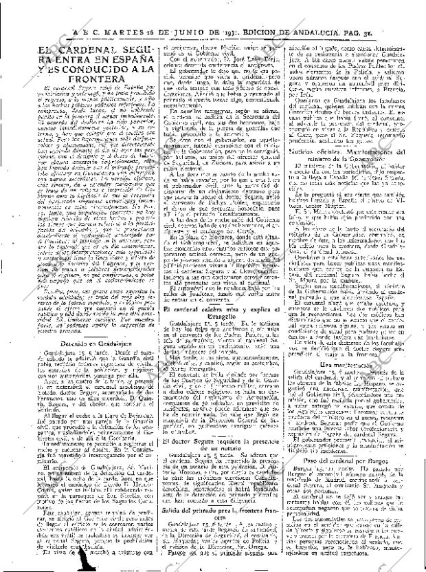 ABC SEVILLA 16-06-1931 página 31