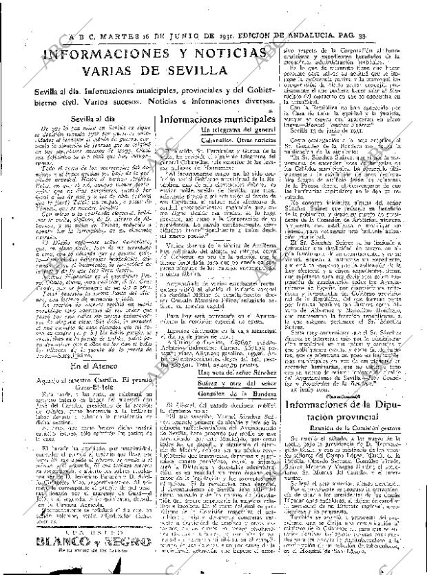 ABC SEVILLA 16-06-1931 página 33