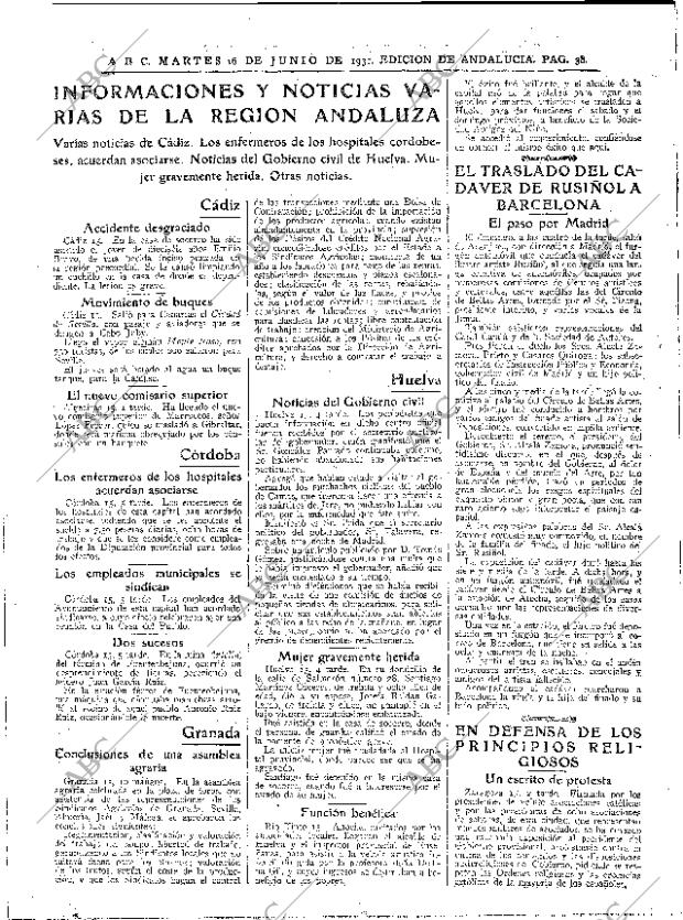 ABC SEVILLA 16-06-1931 página 38