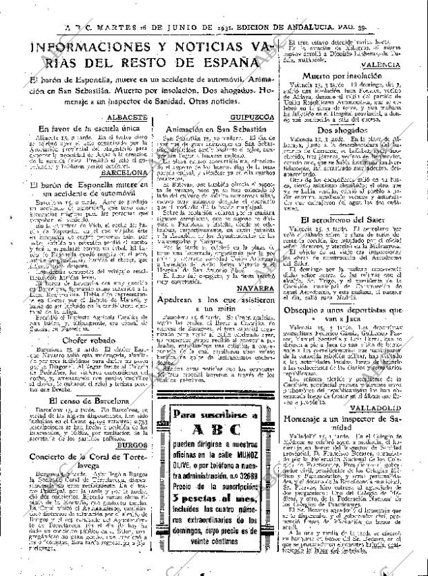 ABC SEVILLA 16-06-1931 página 39