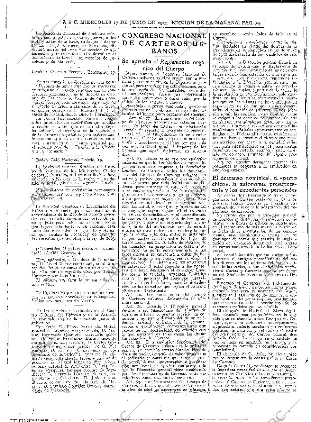 ABC MADRID 17-06-1931 página 34