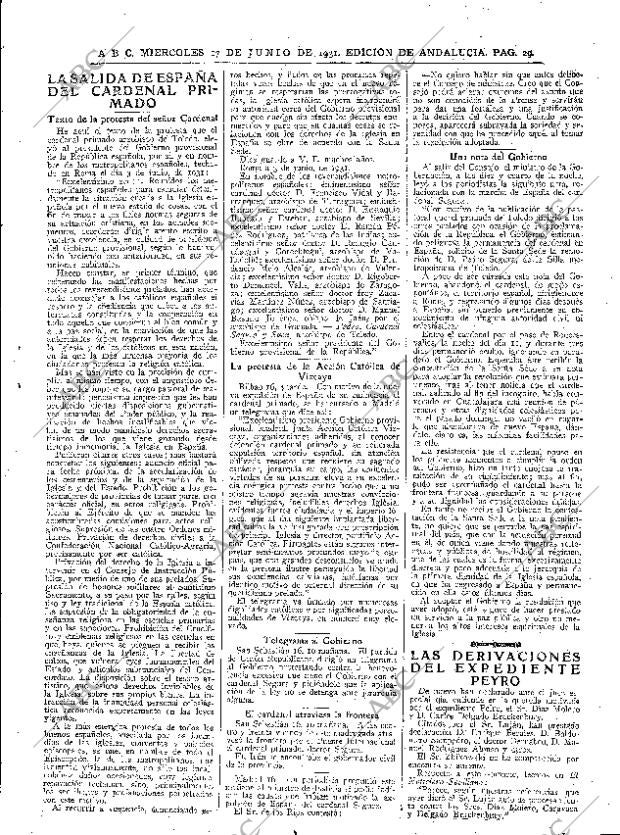 ABC SEVILLA 17-06-1931 página 29