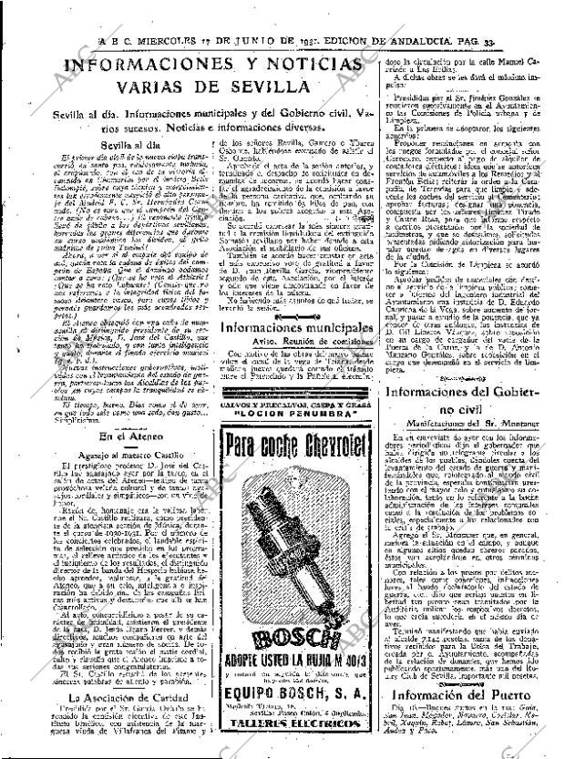 ABC SEVILLA 17-06-1931 página 33
