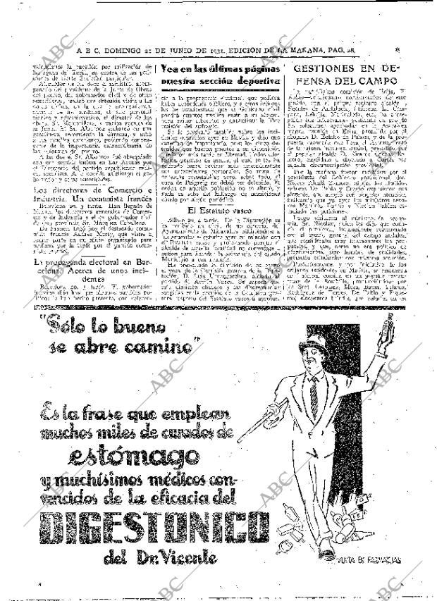 ABC MADRID 21-06-1931 página 28