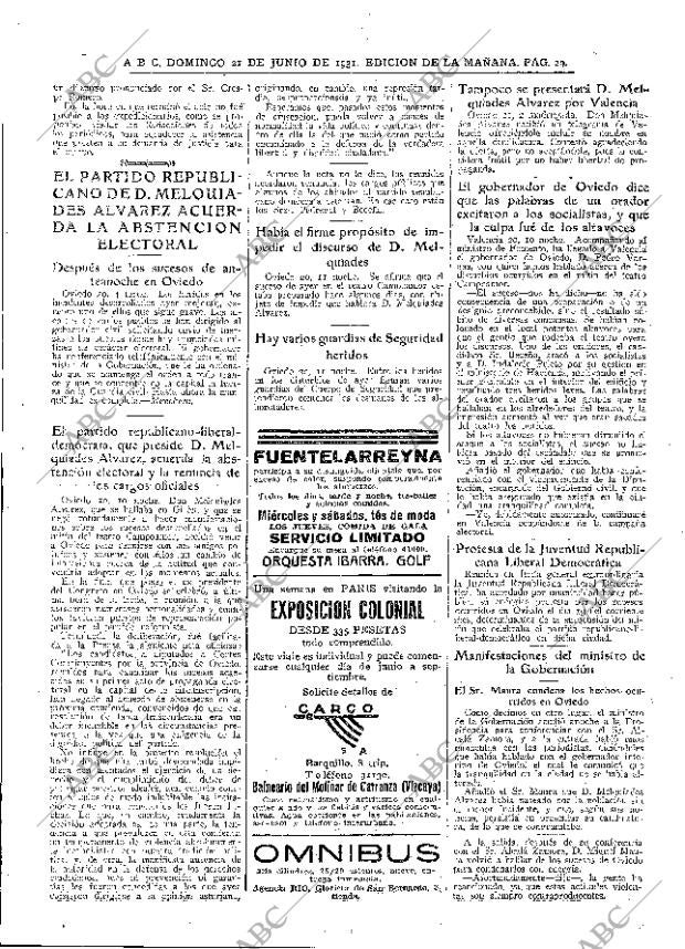 ABC MADRID 21-06-1931 página 29