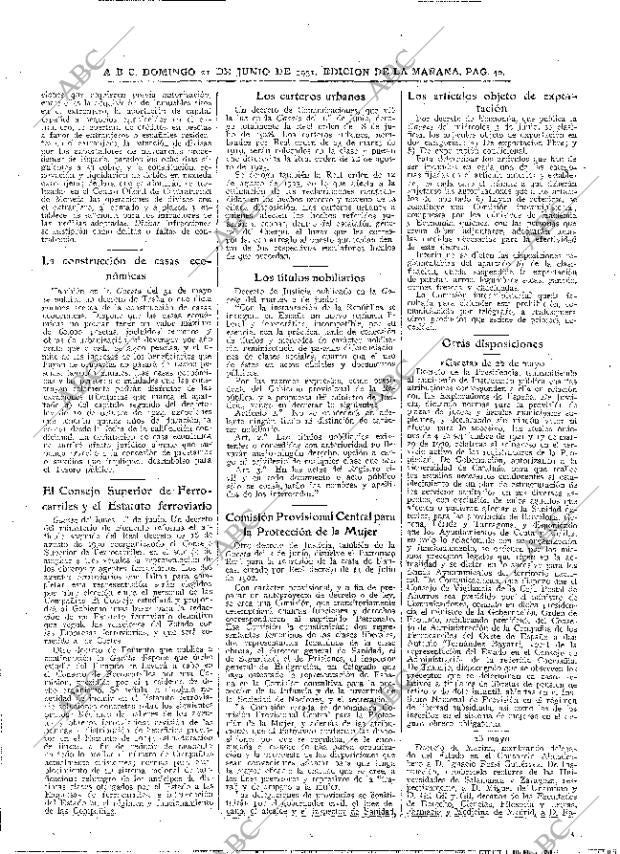 ABC MADRID 21-06-1931 página 40