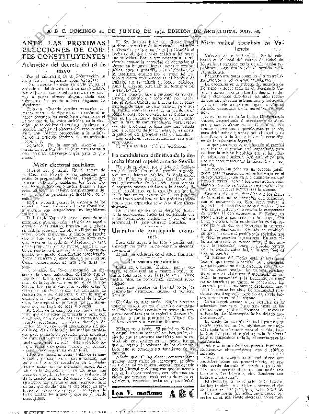 ABC SEVILLA 21-06-1931 página 28