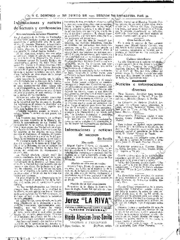 ABC SEVILLA 21-06-1931 página 34
