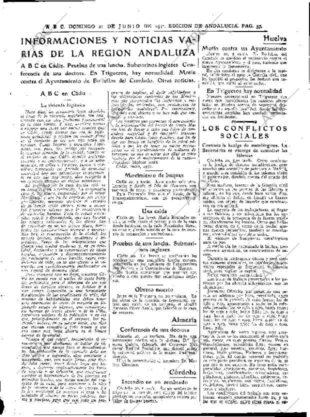ABC SEVILLA 21-06-1931 página 37