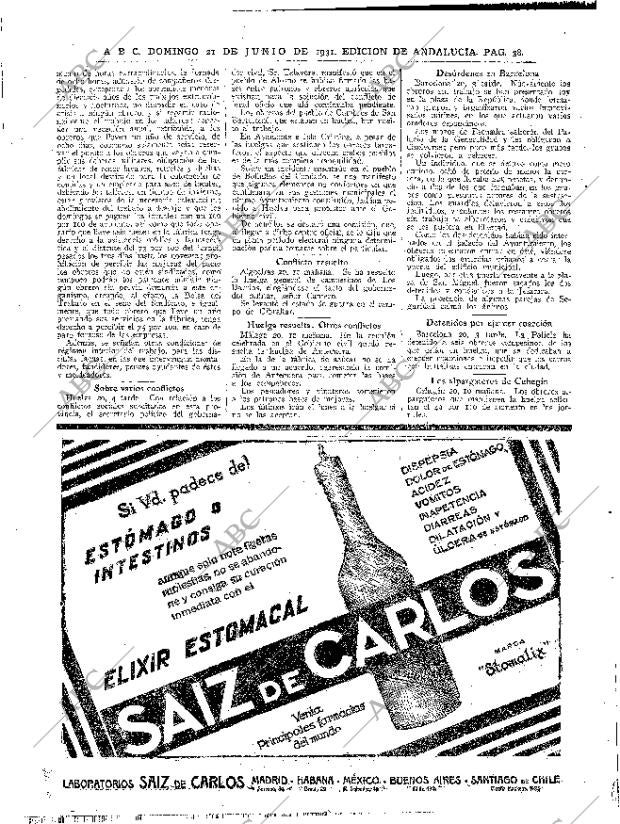 ABC SEVILLA 21-06-1931 página 38
