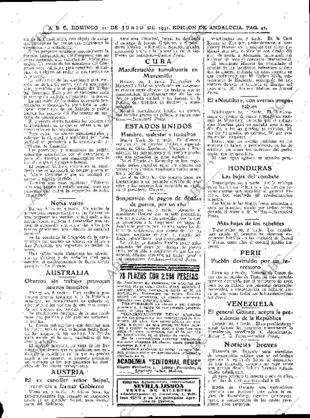 ABC SEVILLA 21-06-1931 página 41