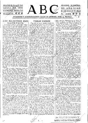 ABC MADRID 27-06-1931 página 25