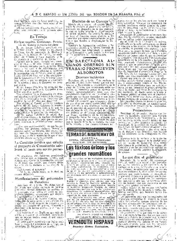 ABC MADRID 27-06-1931 página 36