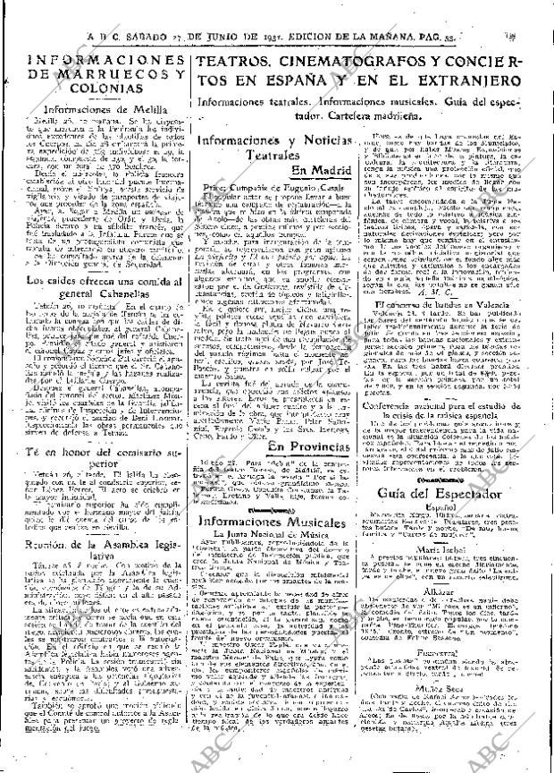 ABC MADRID 27-06-1931 página 53