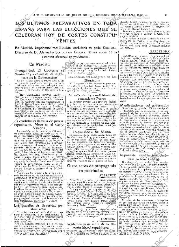 ABC MADRID 28-06-1931 página 27