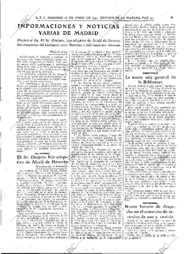 ABC MADRID 28-06-1931 página 37