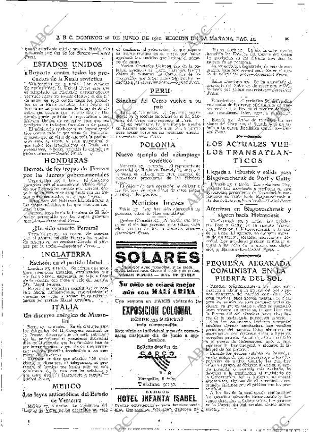 ABC MADRID 28-06-1931 página 44