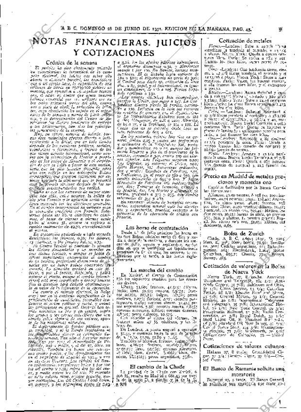 ABC MADRID 28-06-1931 página 45