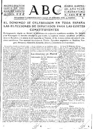 ABC MADRID 30-06-1931 página 23