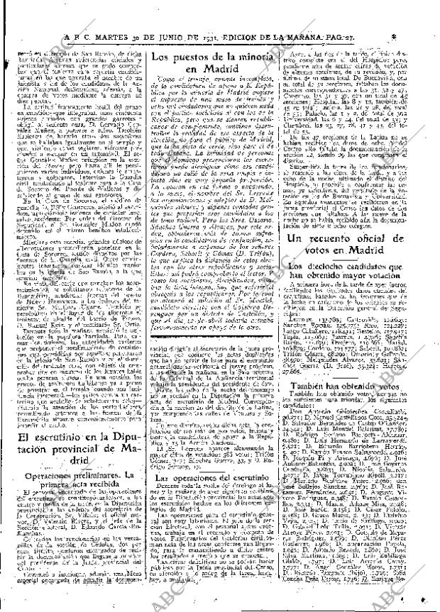 ABC MADRID 30-06-1931 página 27