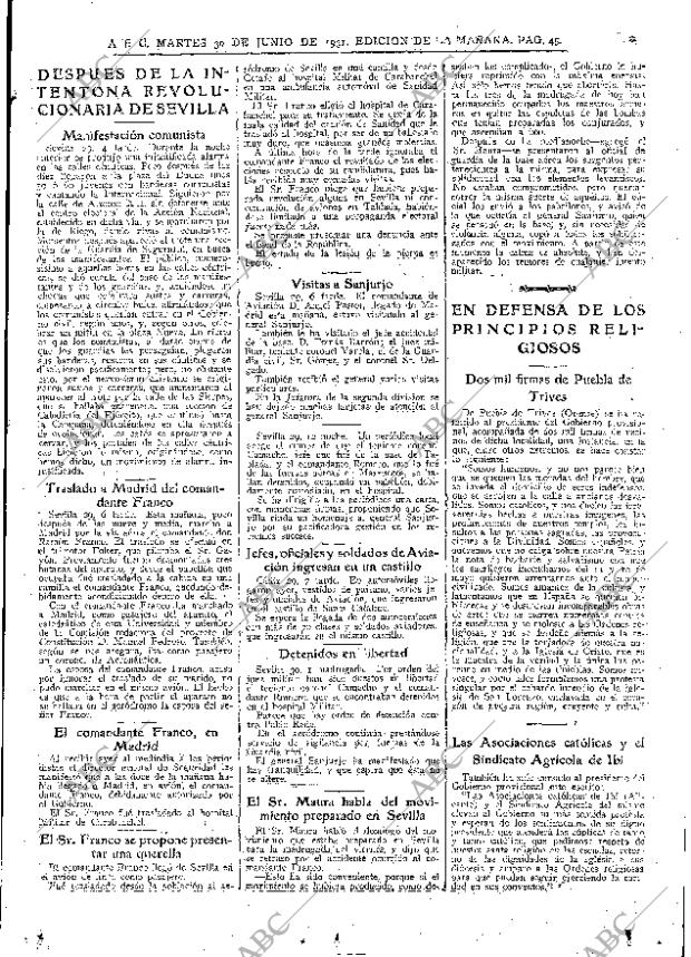 ABC MADRID 30-06-1931 página 45