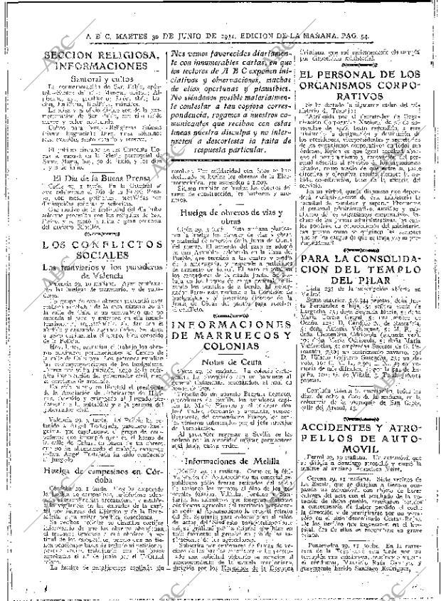 ABC MADRID 30-06-1931 página 54