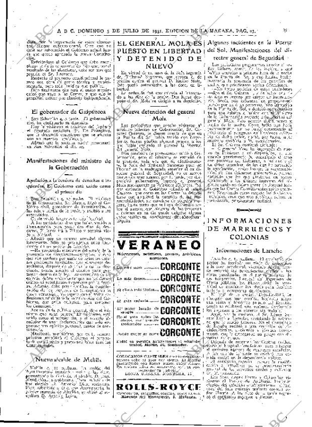 ABC MADRID 05-07-1931 página 27