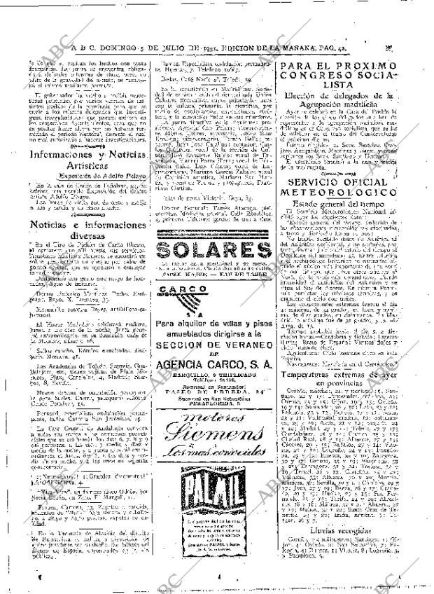ABC MADRID 05-07-1931 página 42