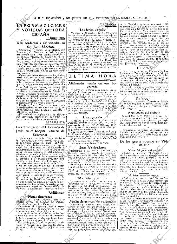 ABC MADRID 05-07-1931 página 51