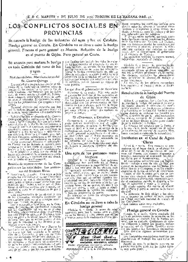 ABC MADRID 07-07-1931 página 45