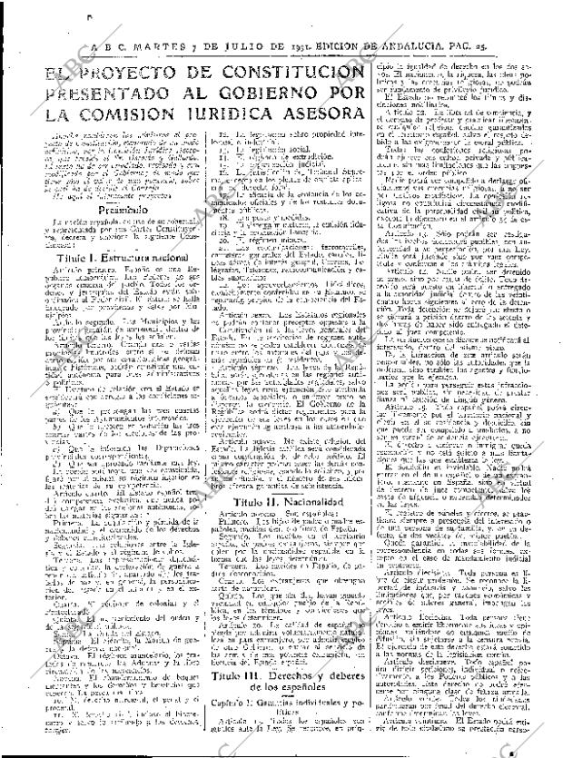 ABC SEVILLA 07-07-1931 página 25
