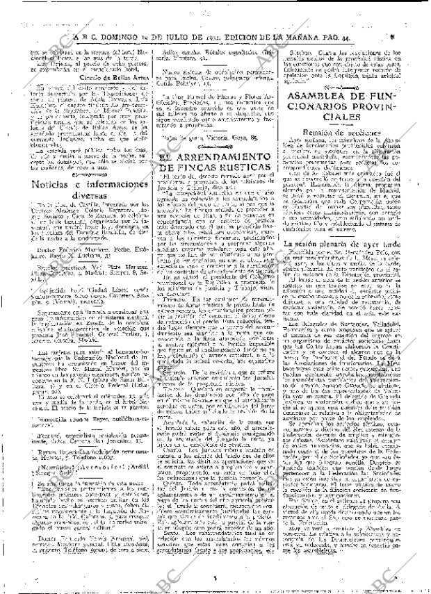 ABC MADRID 12-07-1931 página 44