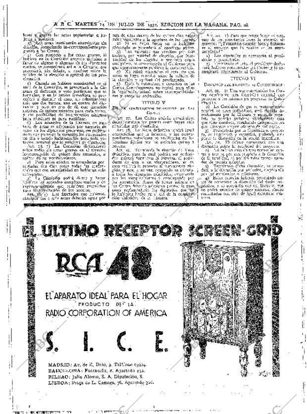 ABC MADRID 14-07-1931 página 28