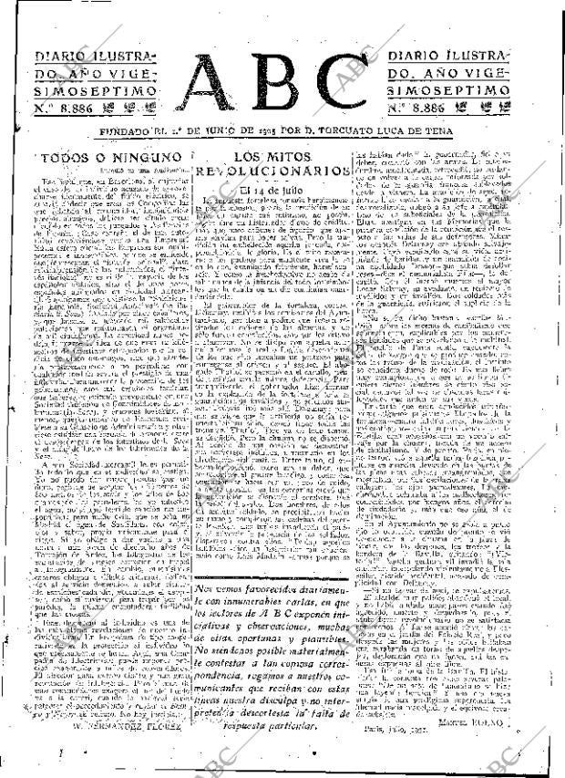 ABC MADRID 14-07-1931 página 3