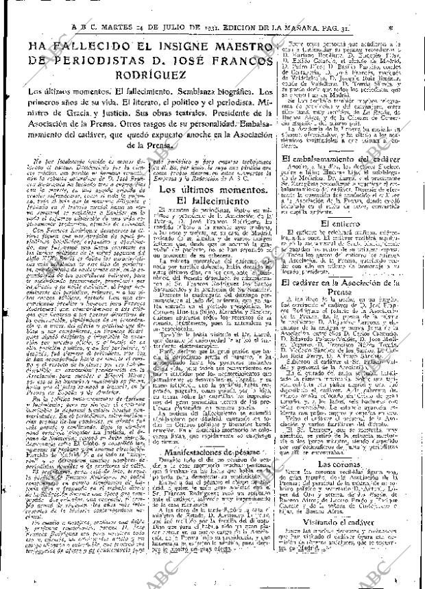 ABC MADRID 14-07-1931 página 31