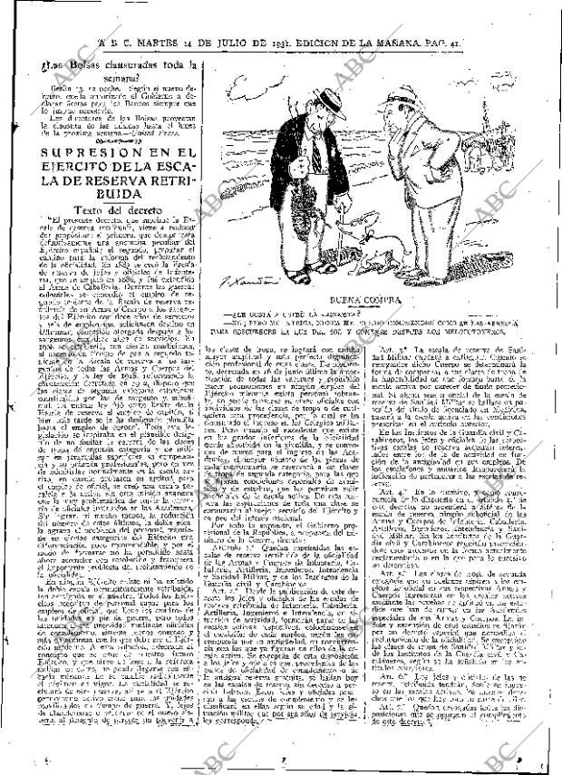 ABC MADRID 14-07-1931 página 41