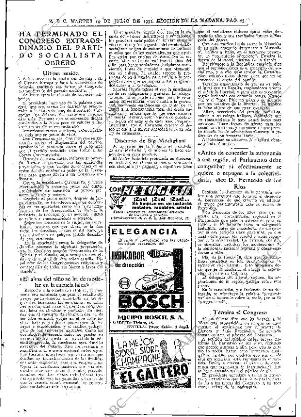 ABC MADRID 14-07-1931 página 43