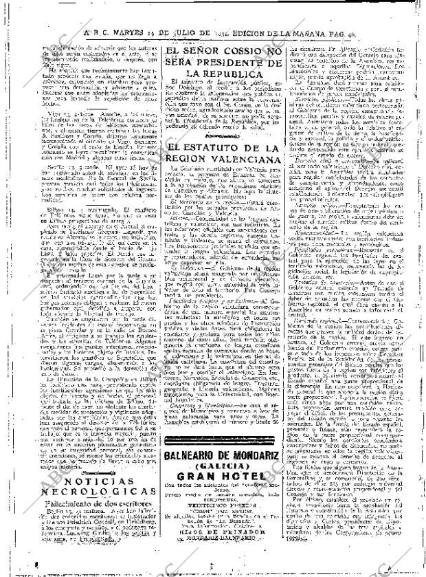 ABC MADRID 14-07-1931 página 46