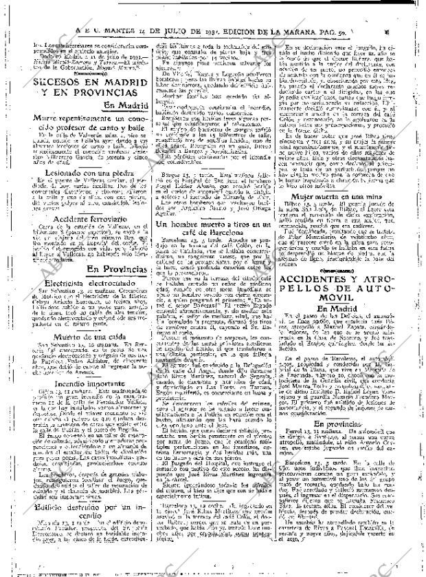 ABC MADRID 14-07-1931 página 50
