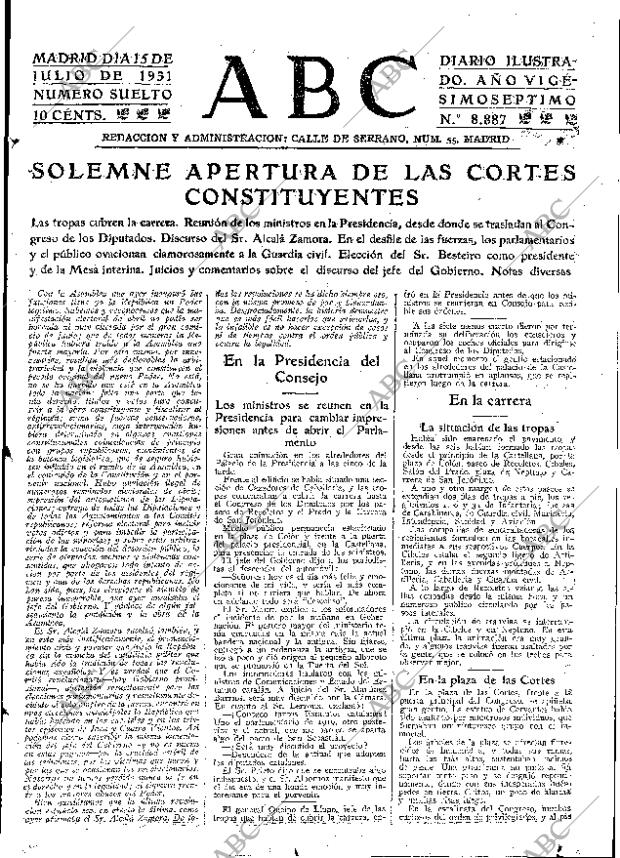 ABC MADRID 15-07-1931 página 17