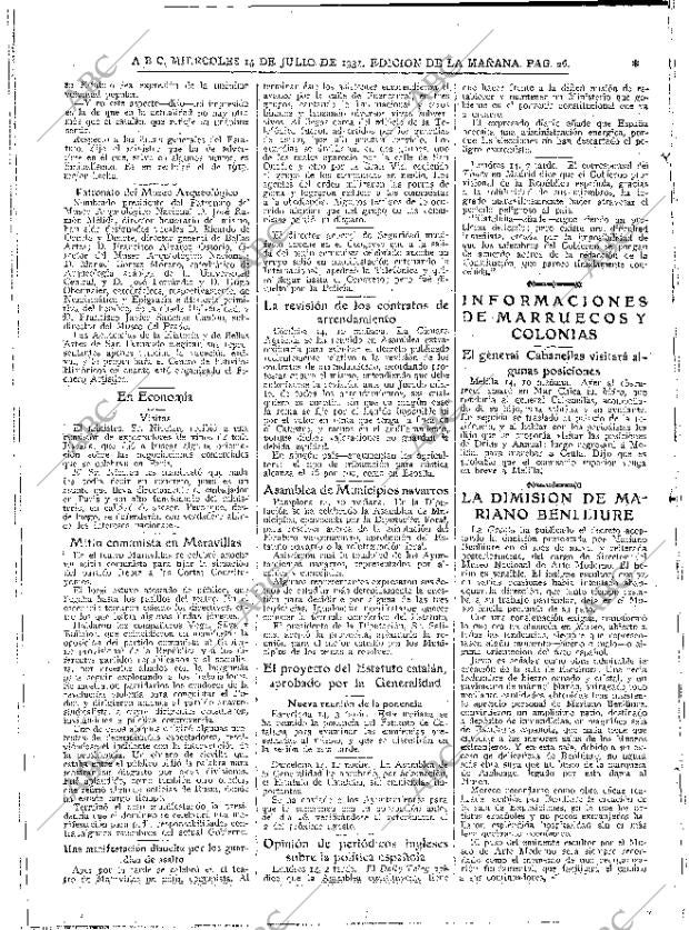 ABC MADRID 15-07-1931 página 26
